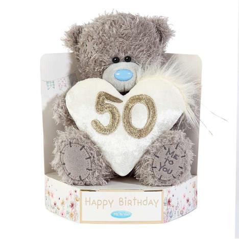 7" 50th Birthday Heart Me to You Bear £10.99